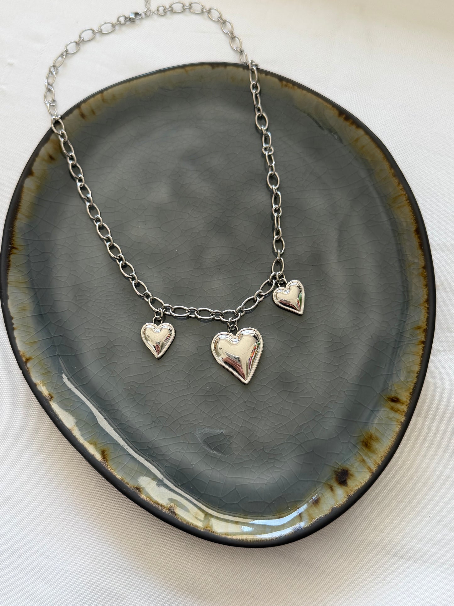 ‘GLAMOUR’ ketting - goud/zilver
