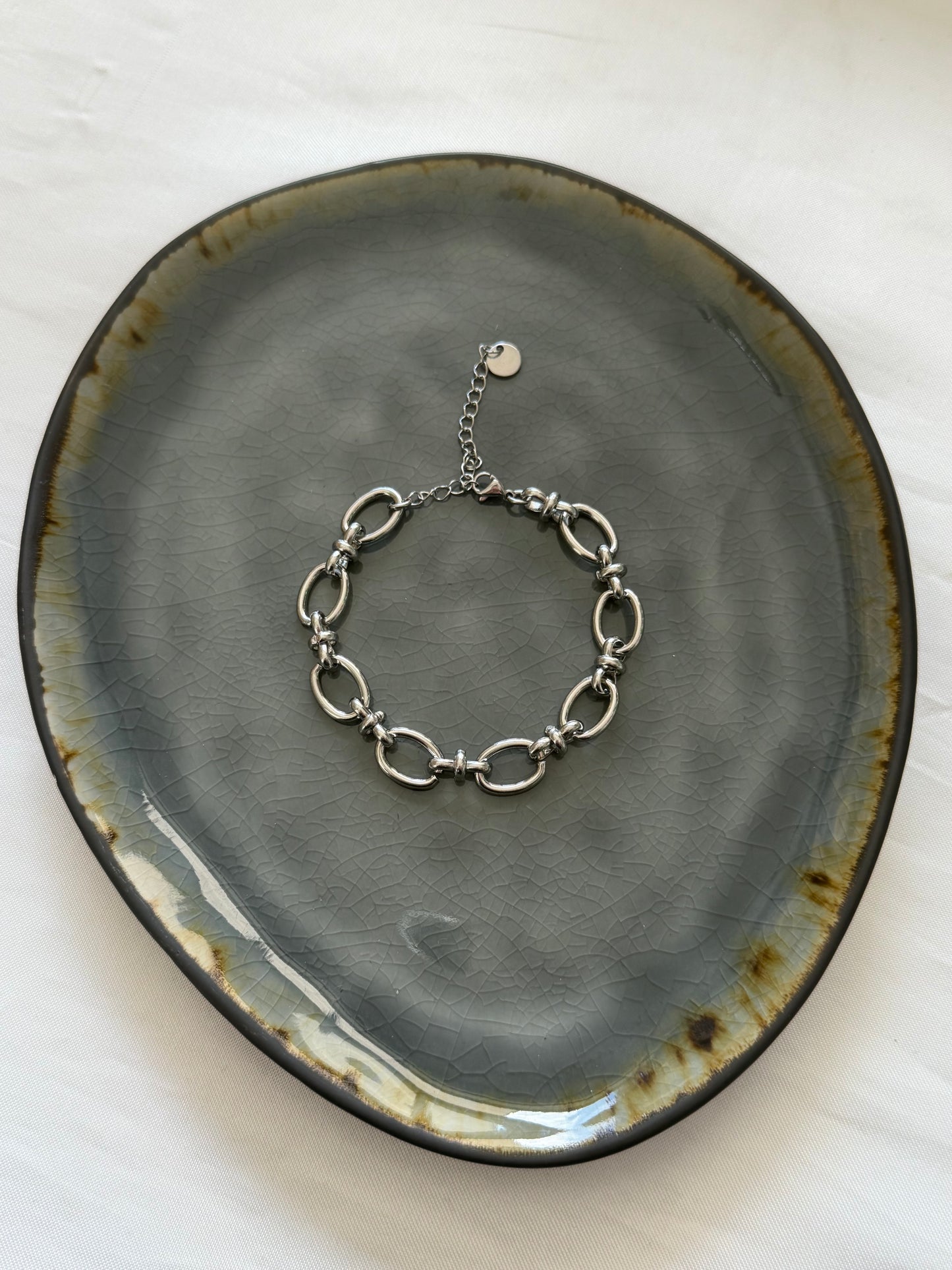 ‘STATEMENT’ armband - zilver