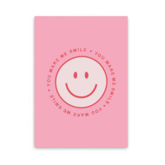 ‘YOU MAKE ME SMILE’ kaartje