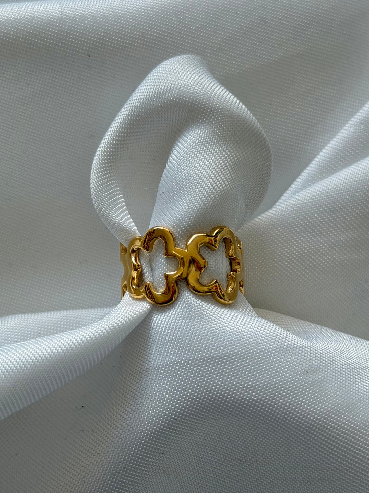 ‘HIPPIE’ ring - goud