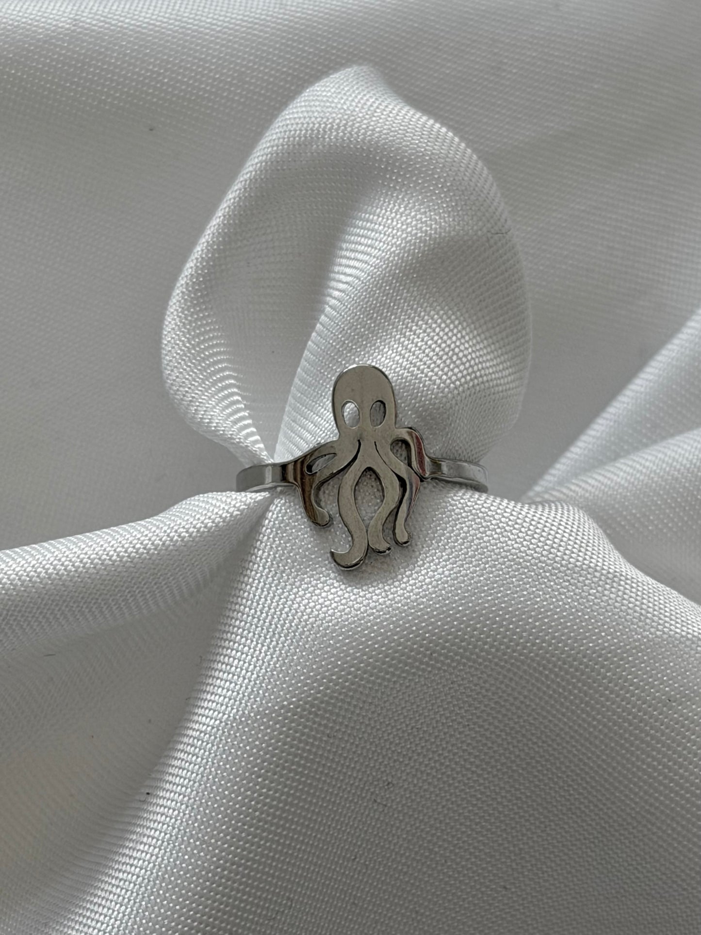‘LITTLE OCTOPUS’ ring - goud/zilver