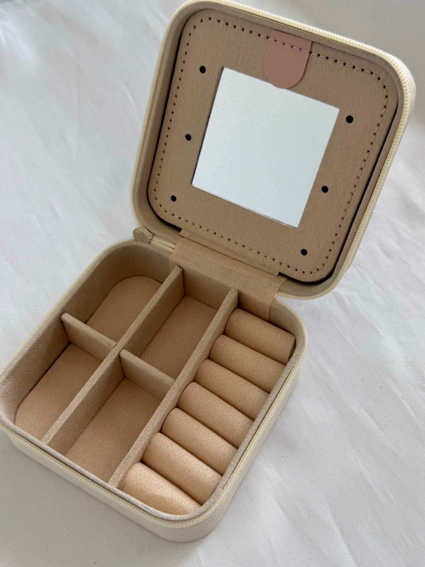 Sieraden doosje (dubbellaags) - wit