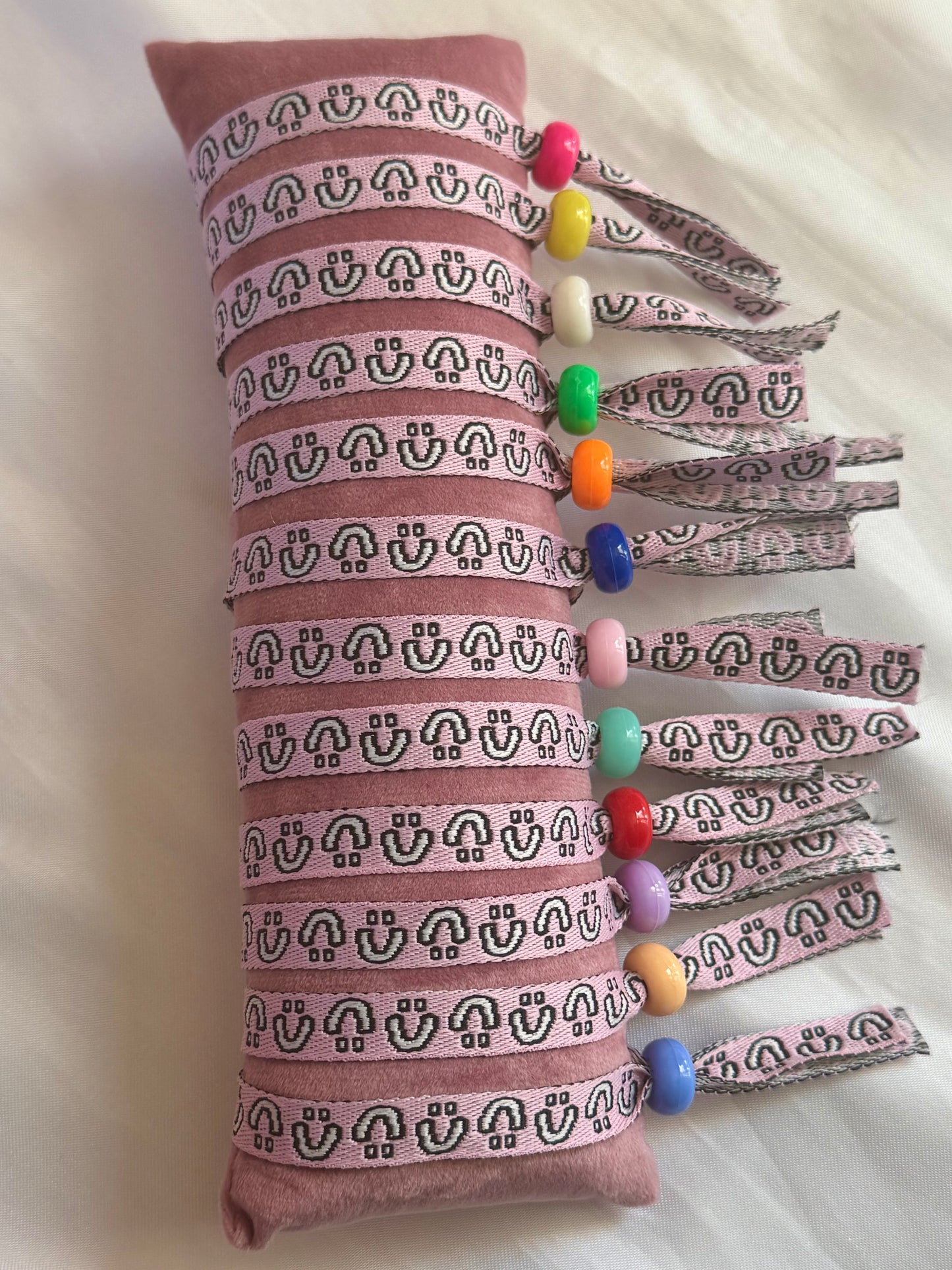 ‘LAUKI SMILEY’ lint armbandje
