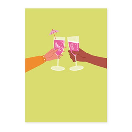 ‘CHEERS’ kaartje