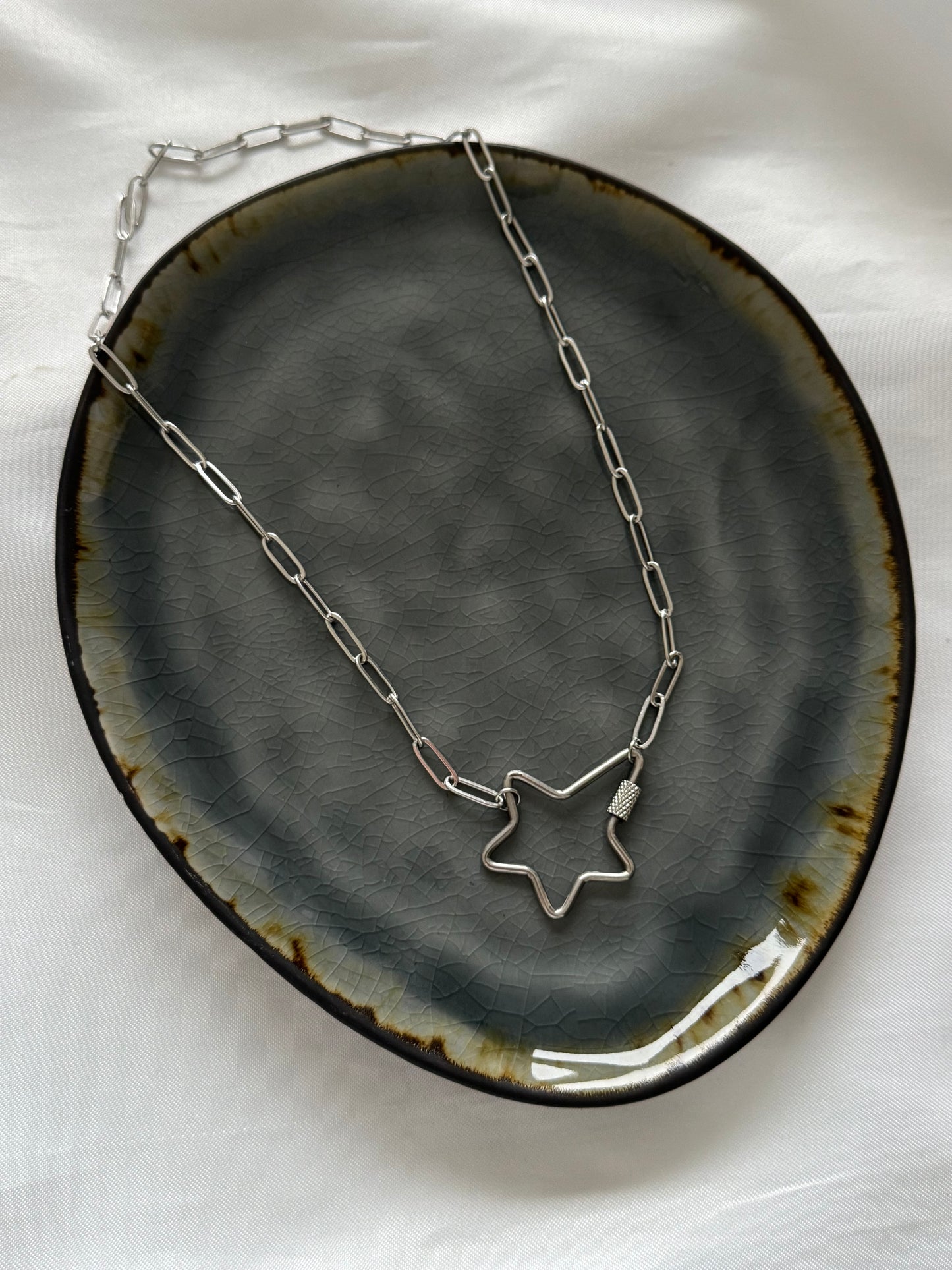 ‘FUNKY STAR’ ketting - goud/zilver