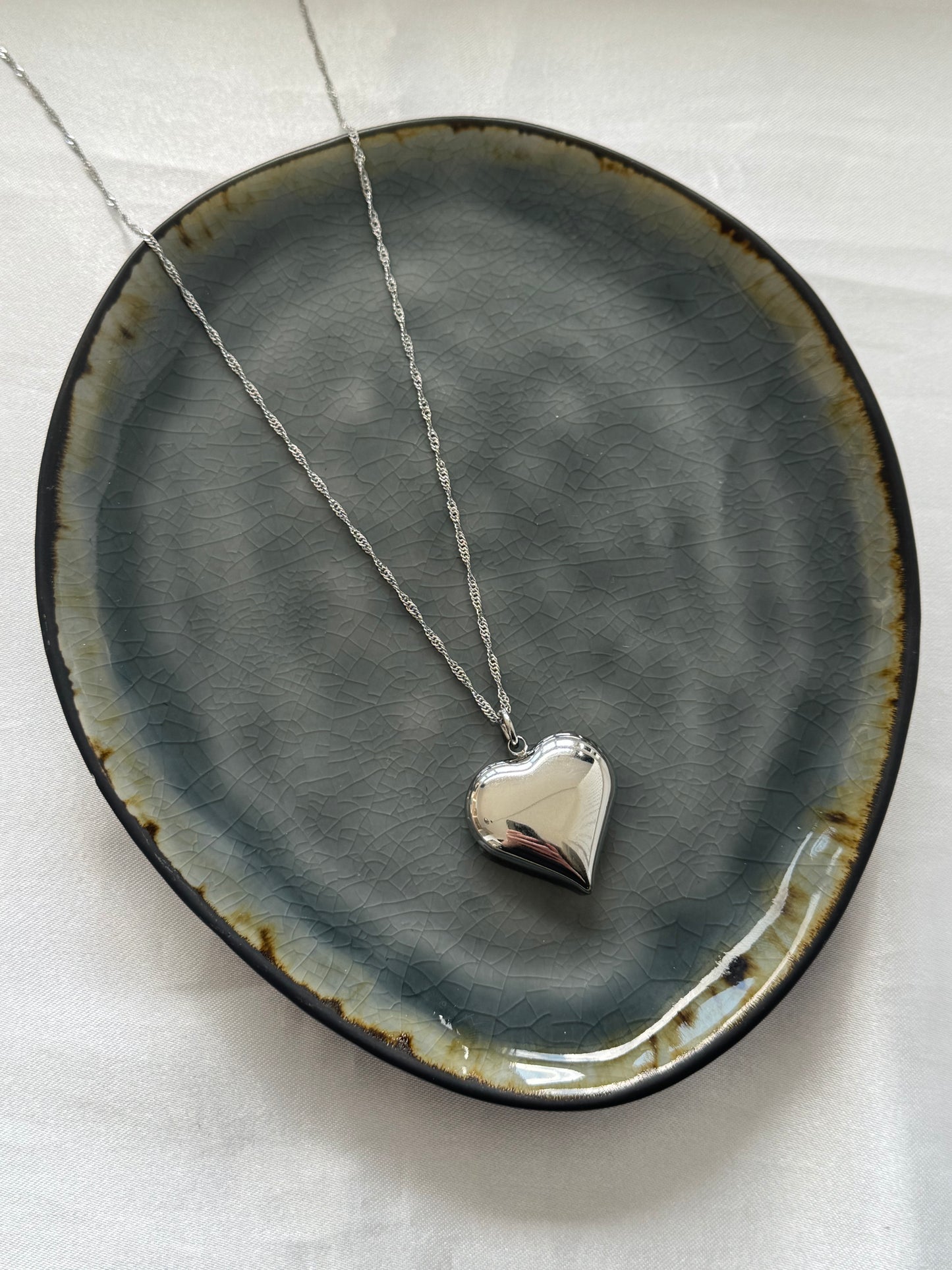 ‘BIG LOVE’ ketting - goud/zilver