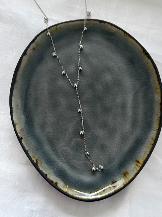 ‘PARTY’ ketting - zilver