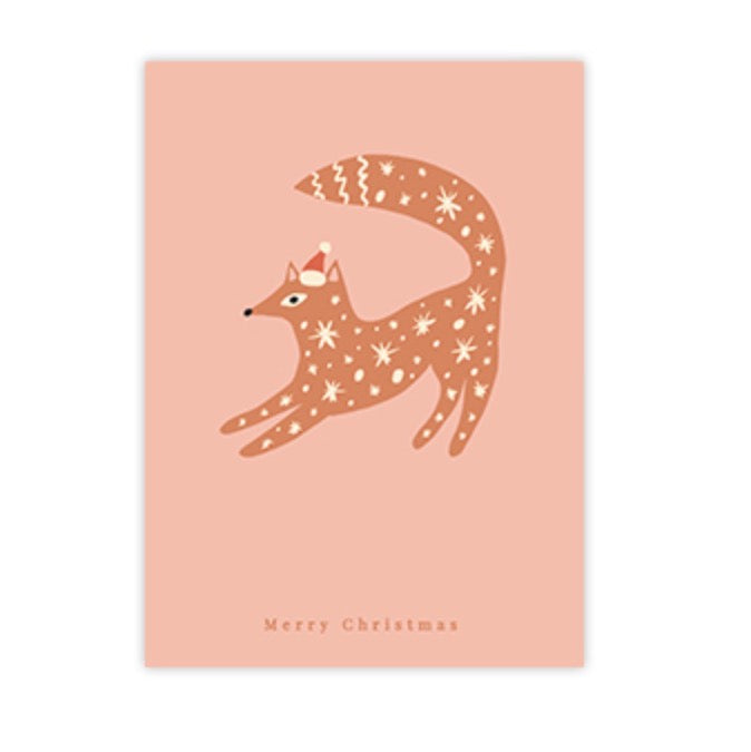 ‘MERRY CHRISTMAS’ kaartje