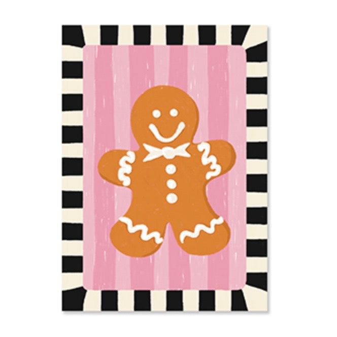 ‘GINGERBREAD MAN’ kaartje