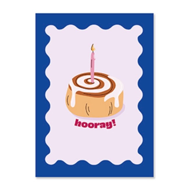‘HOORAY!’ kaartje