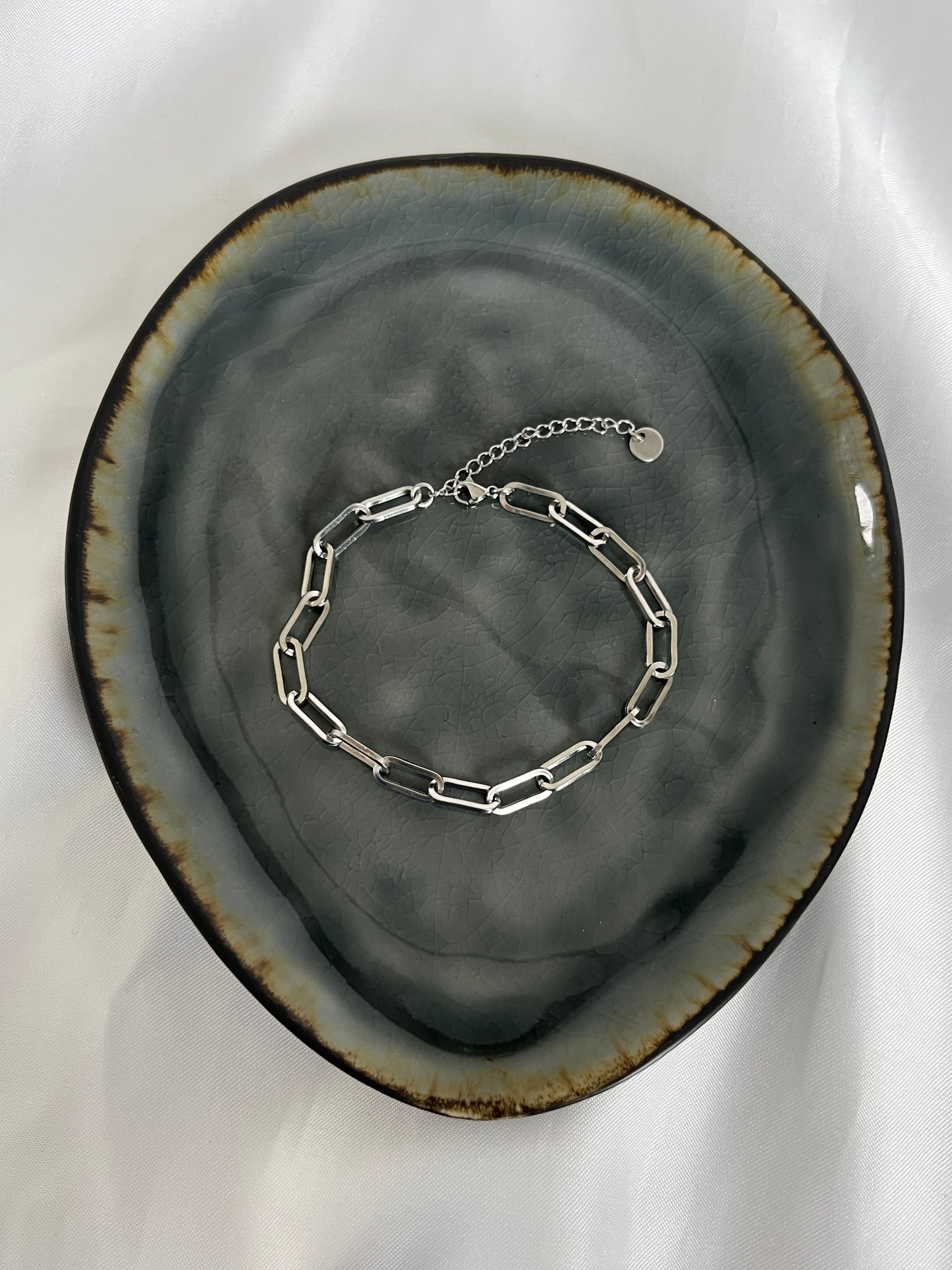 Rosa enkelbandje - goud/zilver
