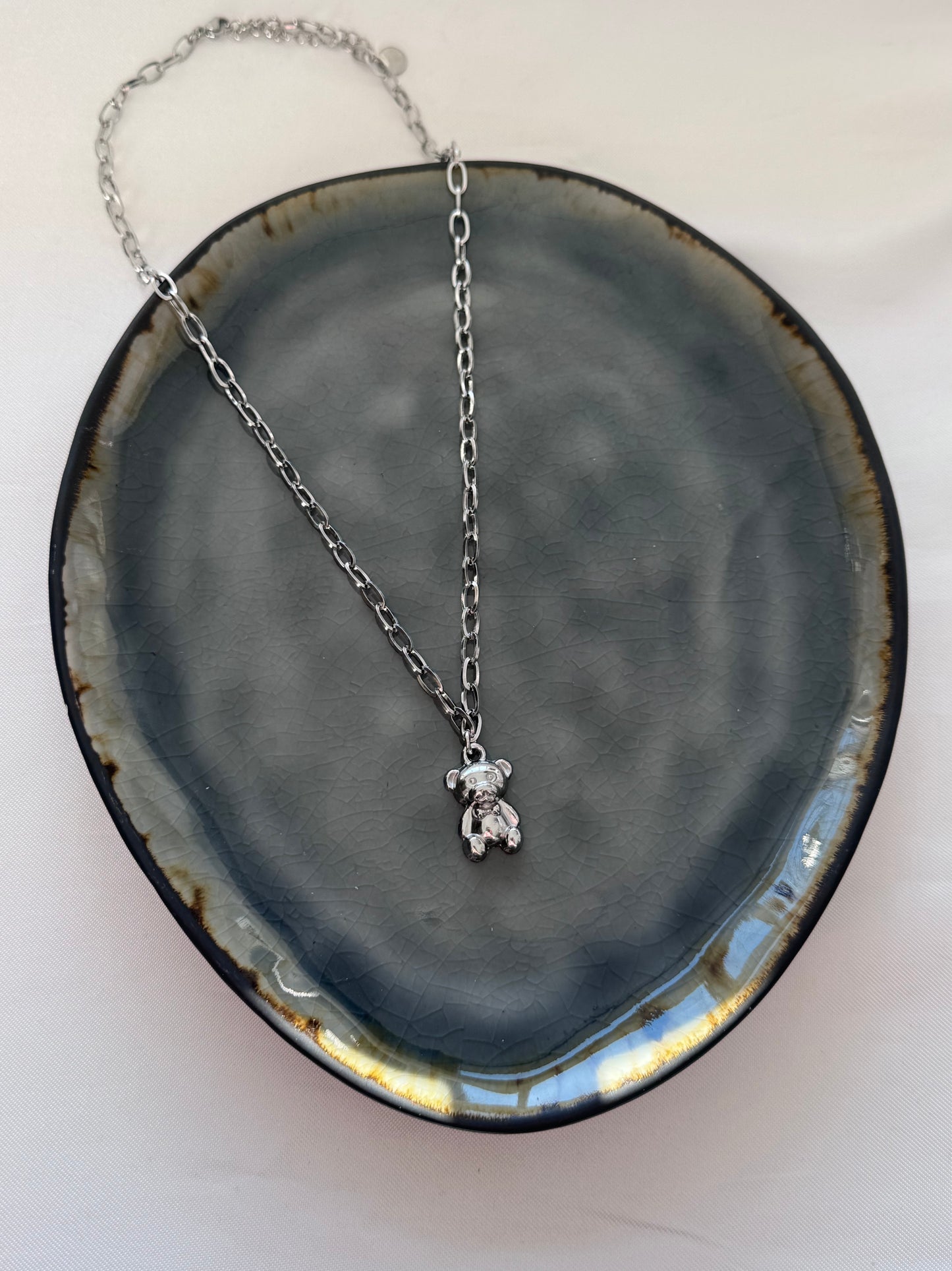 ‘TEDDY’ ketting - goud/zilver