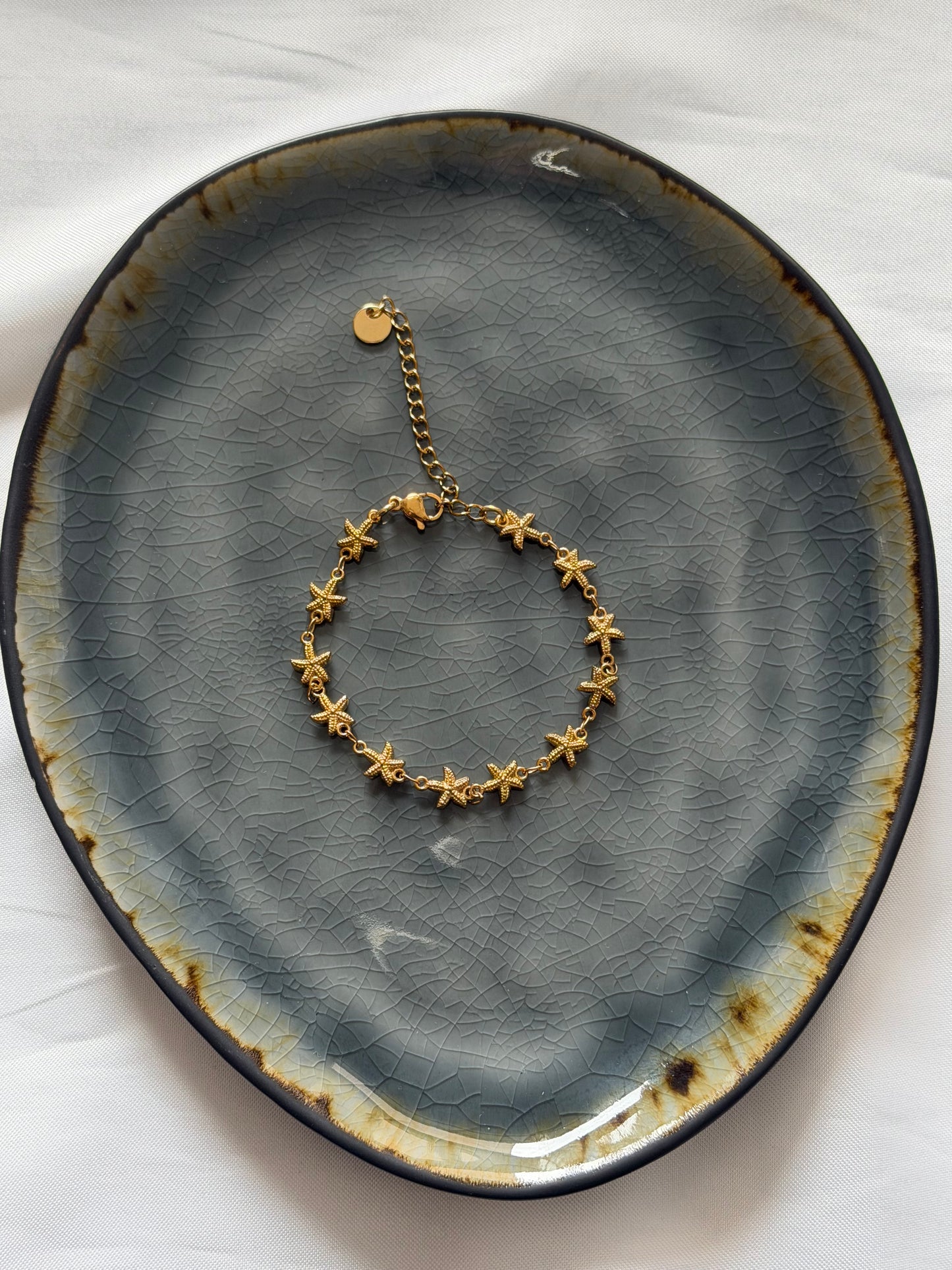 ‘MINI STARFISH’ armband - goud