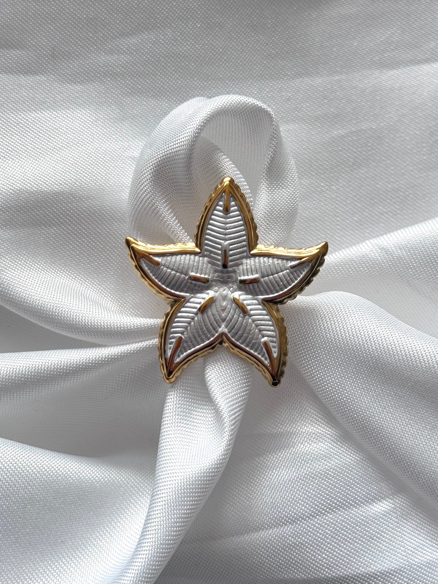 ‘FLORA’ ring - goud