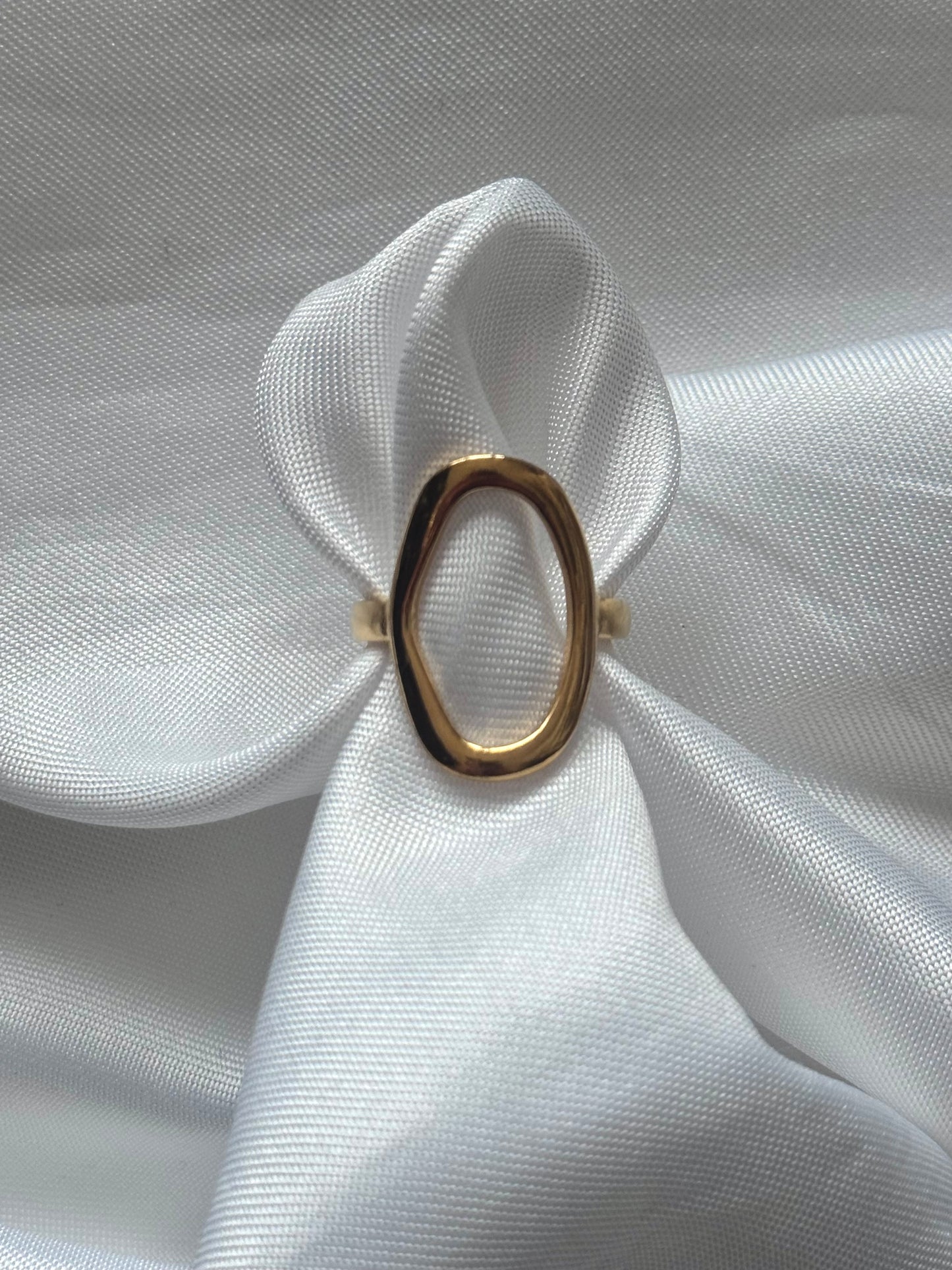 ‘AMAZING’ ring - goud/zilver