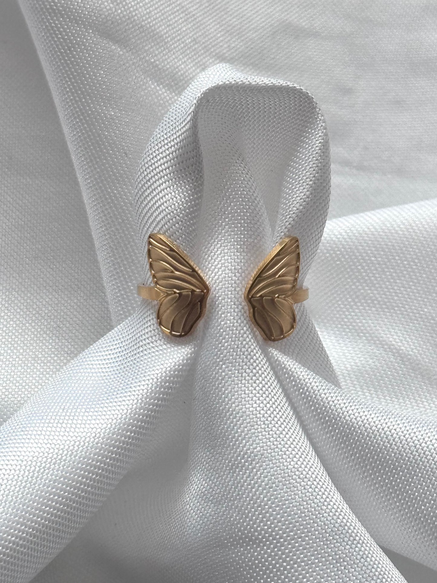 ‘WINGS’ ring - goud/zilver