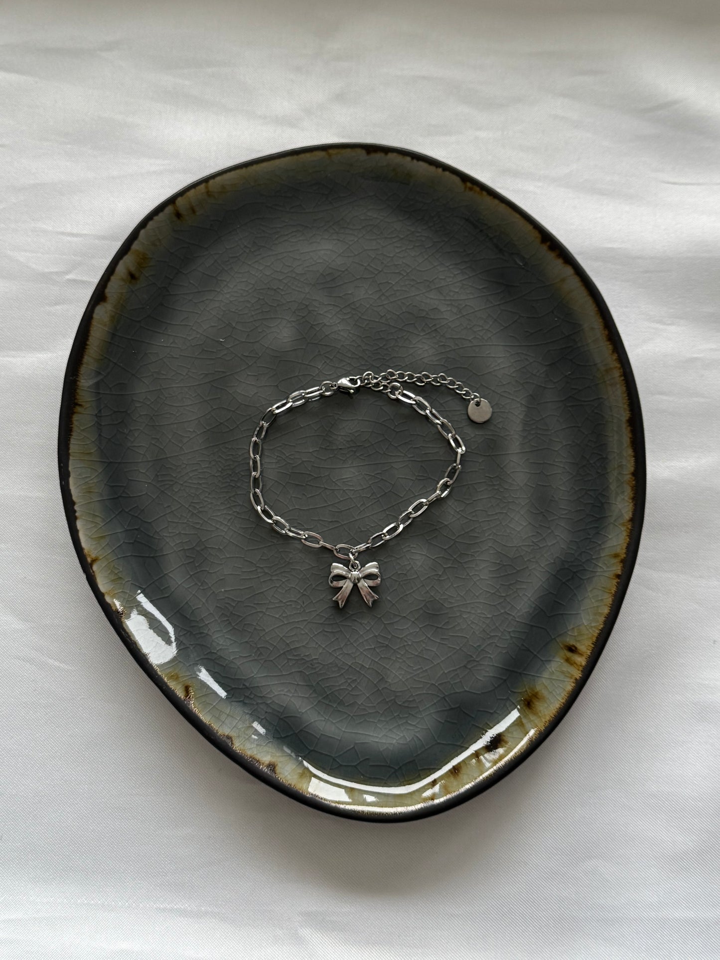 ‘BOW’ armband - goud/zilver