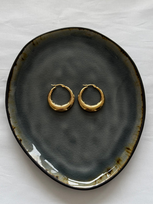 ‘PARTY HOOPS’ oorbellen - goud