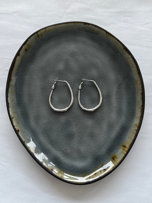 ‘SMOOTH’ oorbellen - zilver