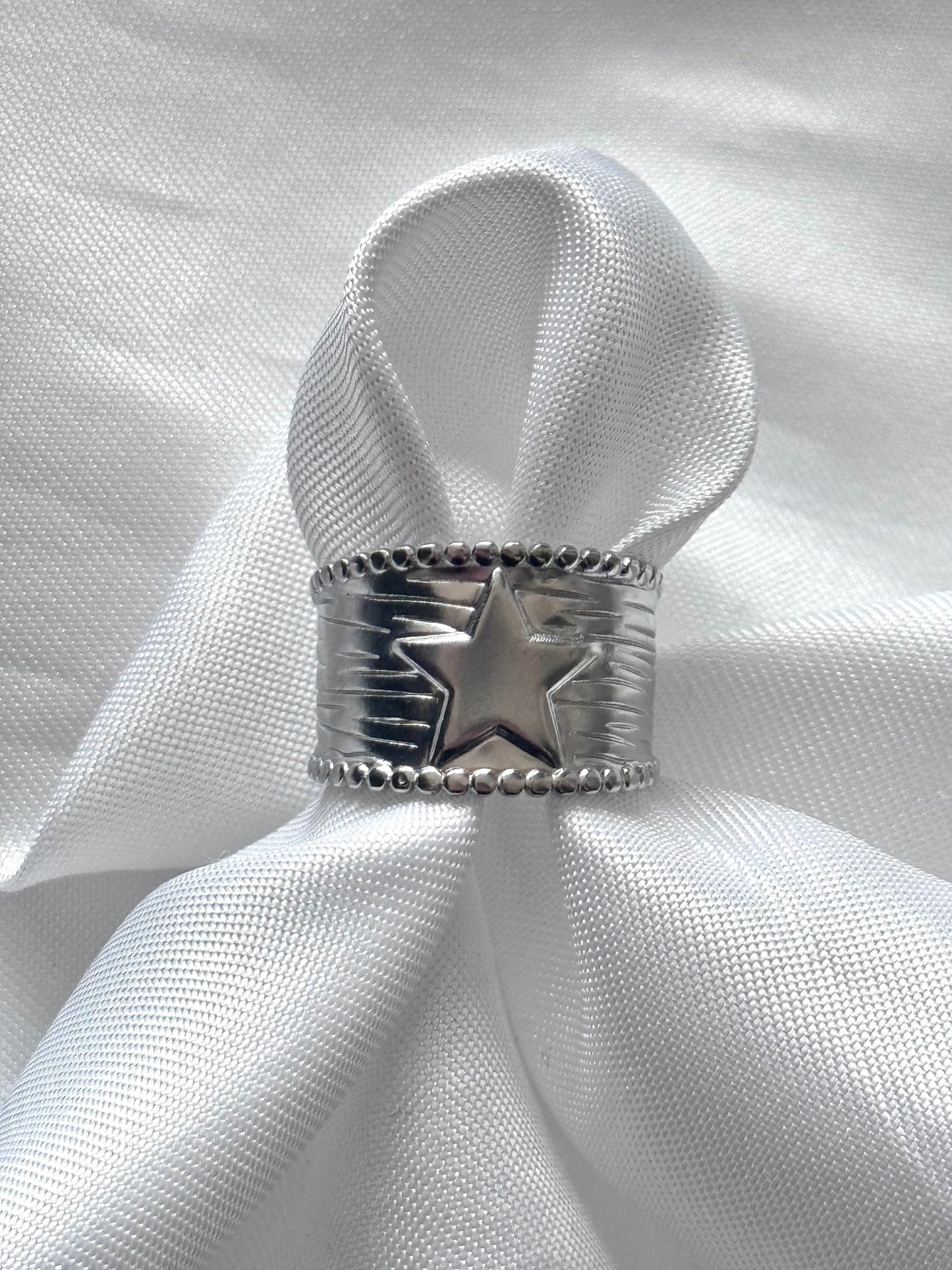 ‘LUCKY STAR’ ring - zilver