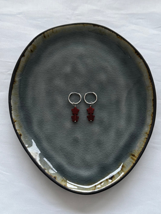 ‘LUNA’ oorbellen - zilver