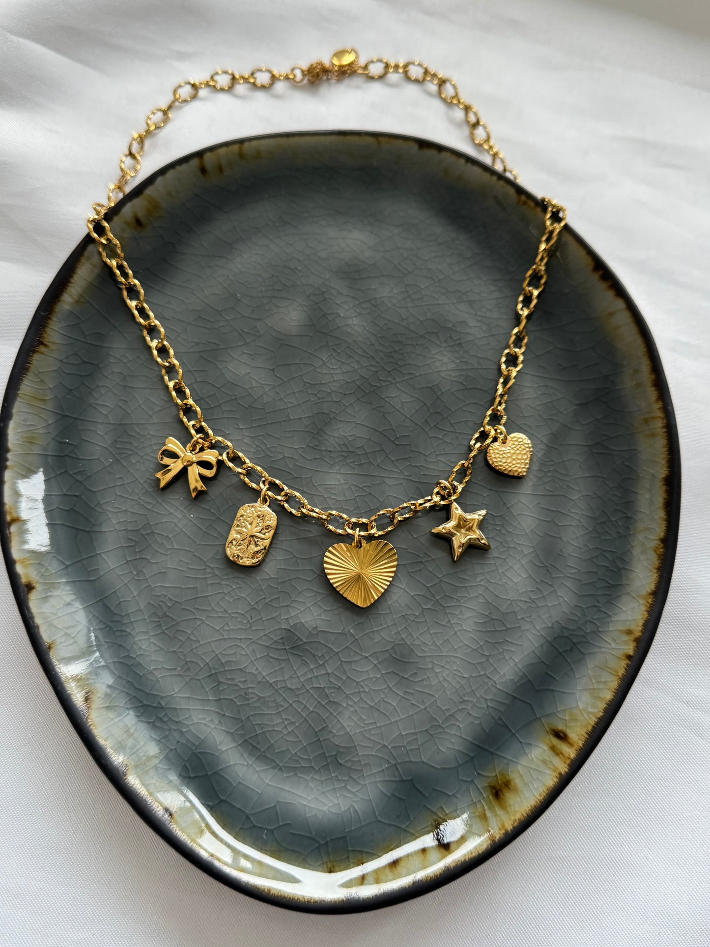 ‘LUCKY CHARM’ ketting - goud