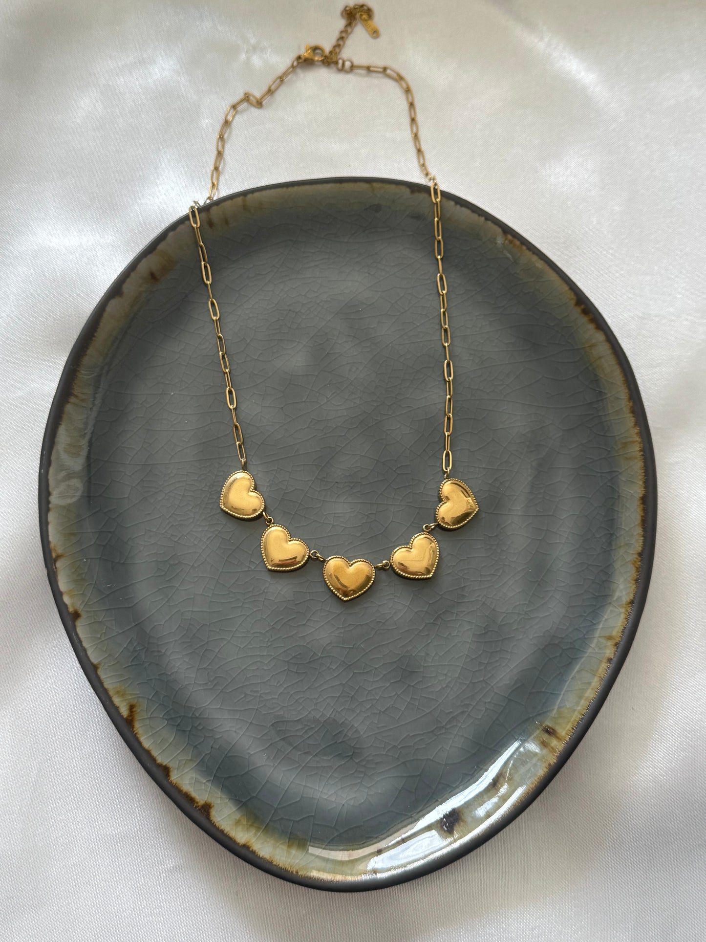 ‘DOUBLE LOVE’ ketting - goud
