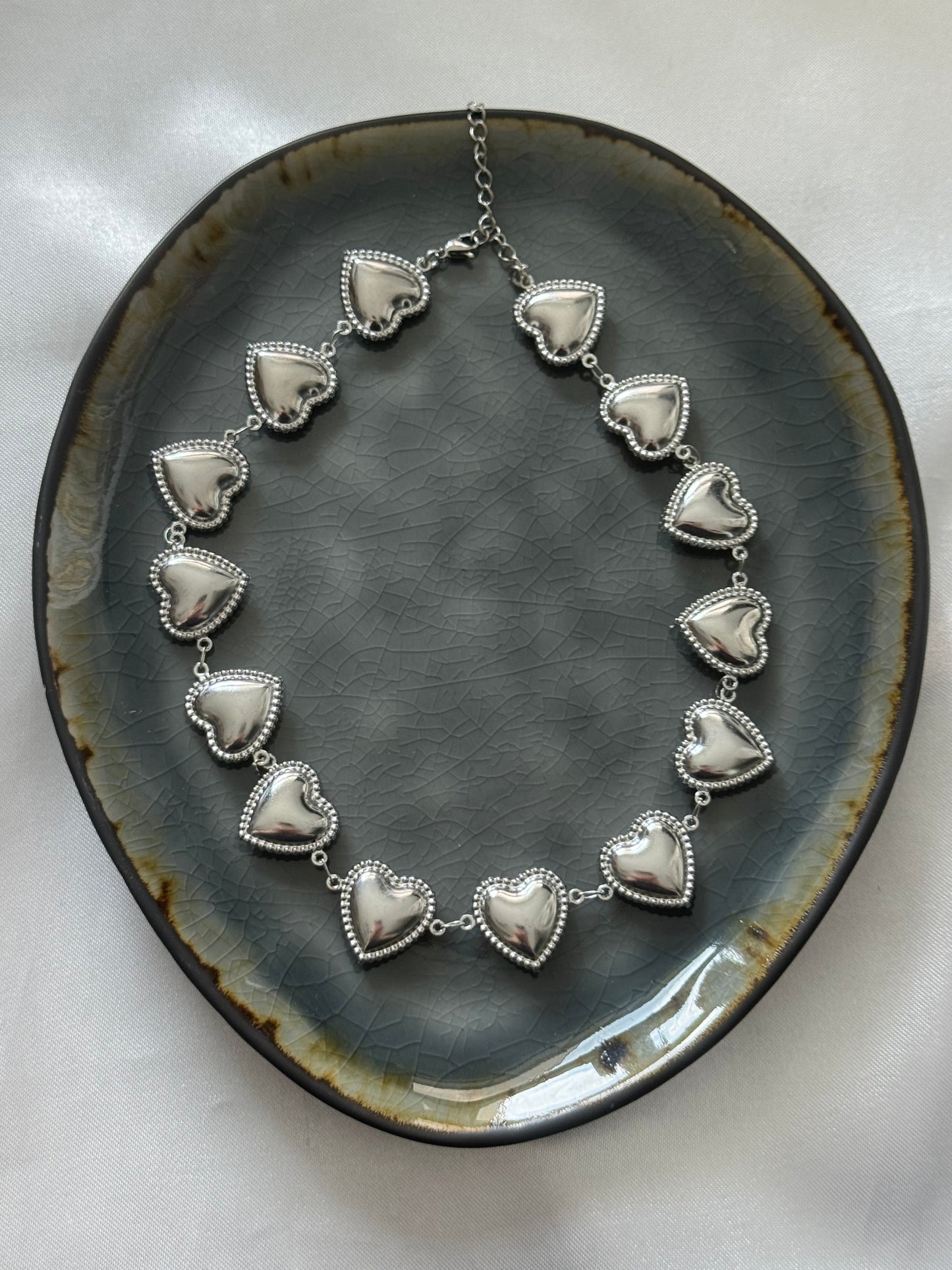 ‘LOVE’ ketting - goud/zilver