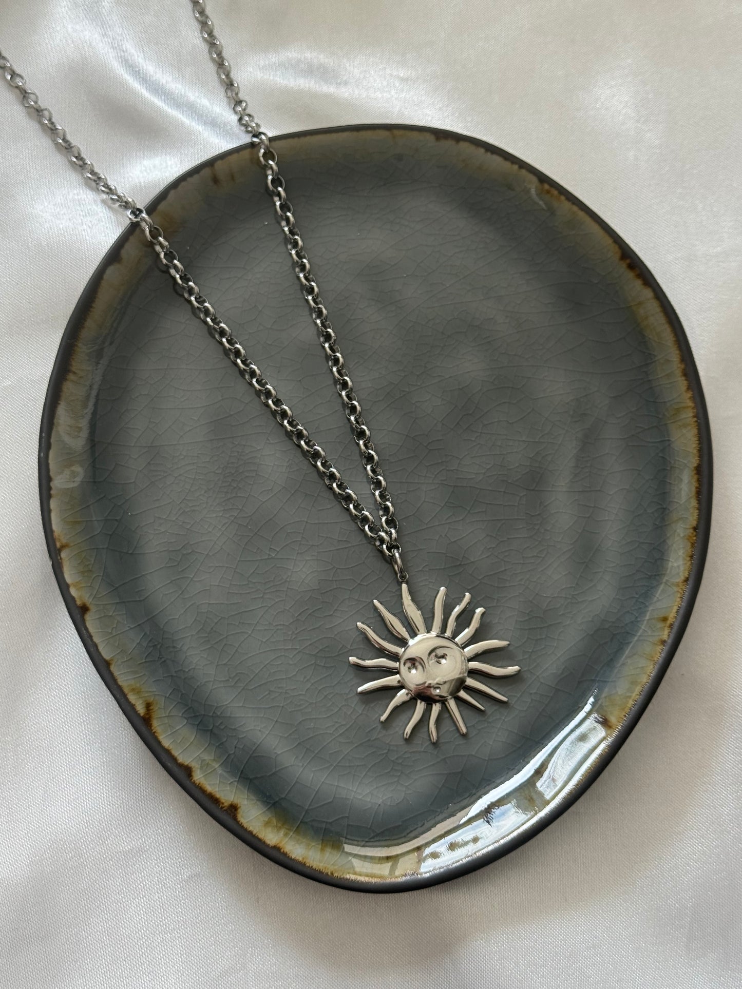 ‘HAPPY SUNSHINE’ ketting - goud/zilver