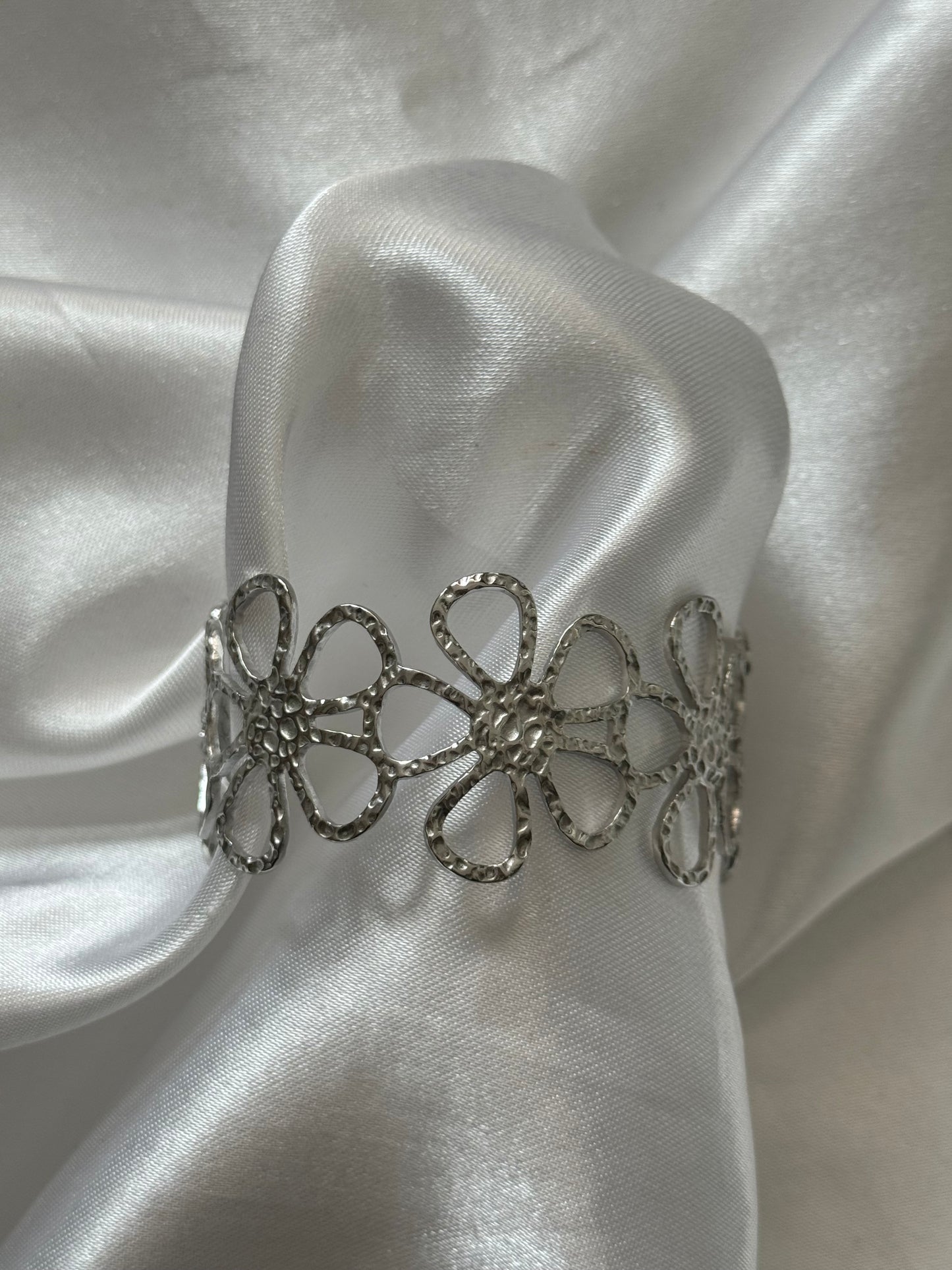 ‘HIPPIE’ bangle - goud/zilver
