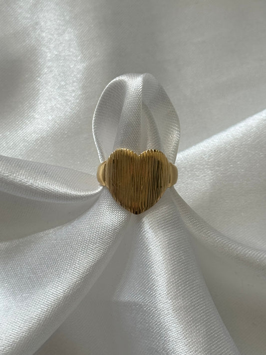 ‘LADY’ ring - goud