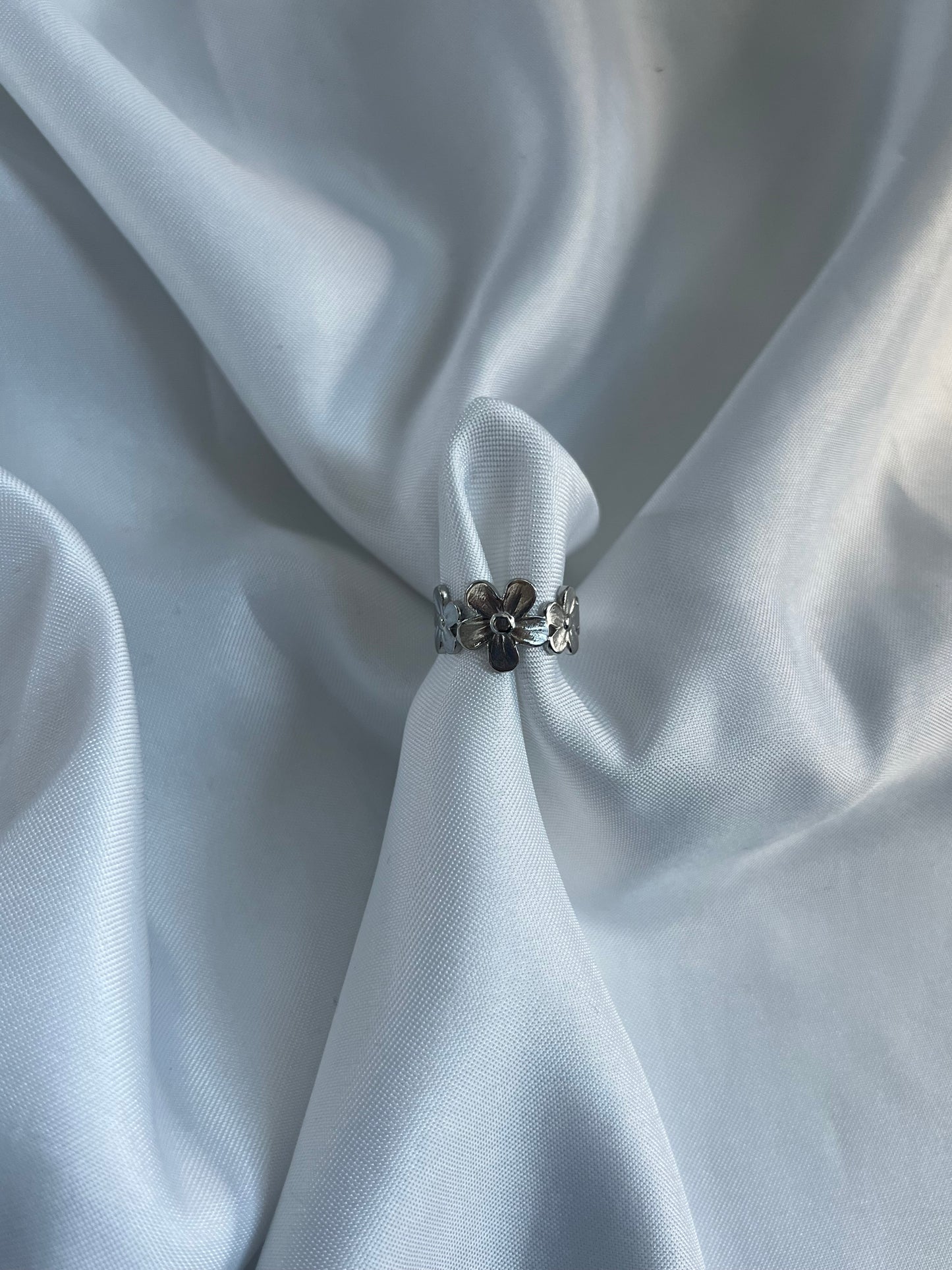 Flower ring - goud/zilver