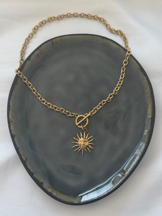 ‘SUNSHINE’ ketting - goud/zilver