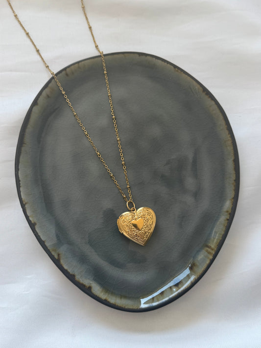 ‘LOCKED LOVE’ ketting - goud/zilver