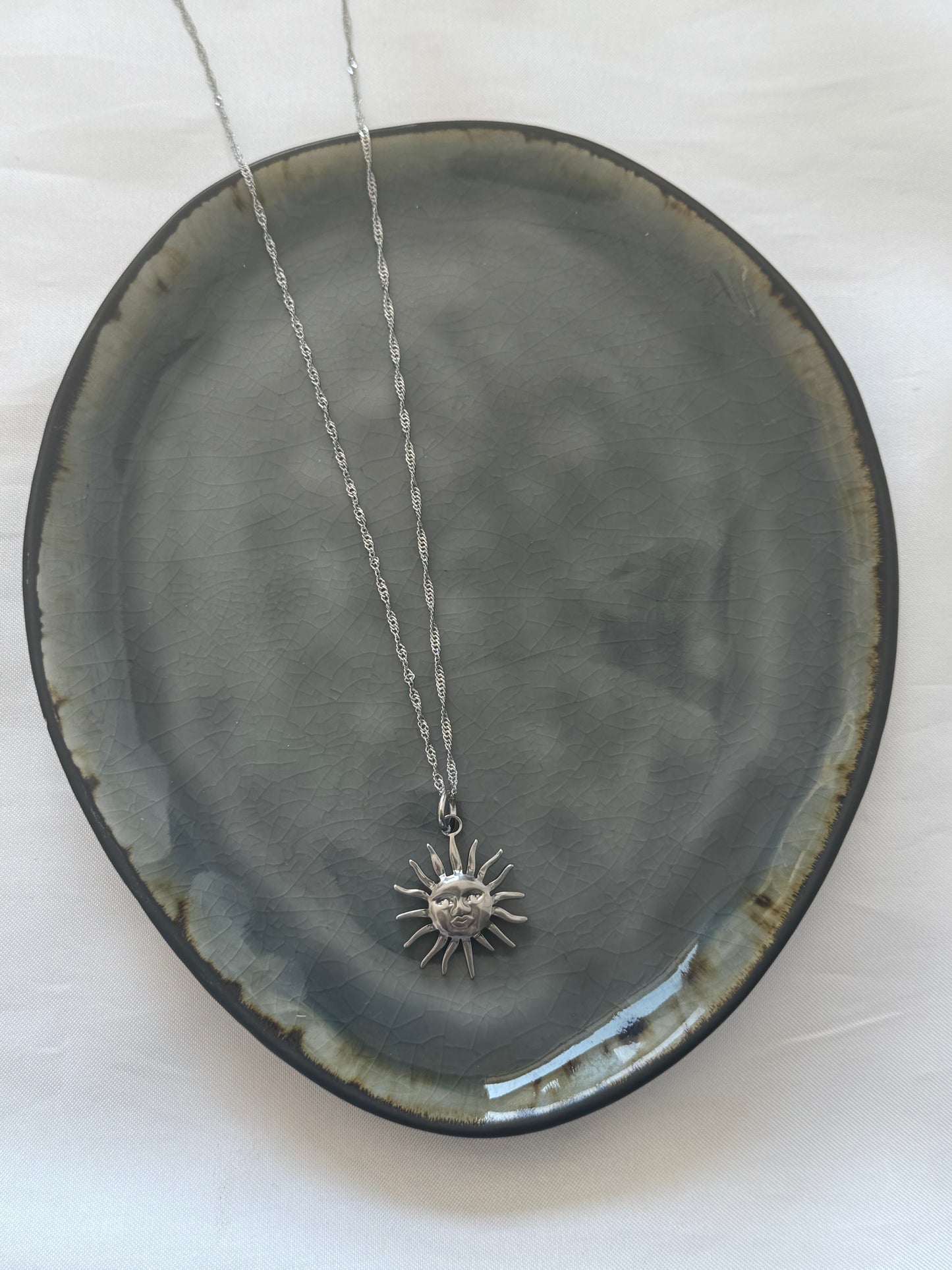 ‘HELLO SUNSHINE’ ketting - goud/zilver