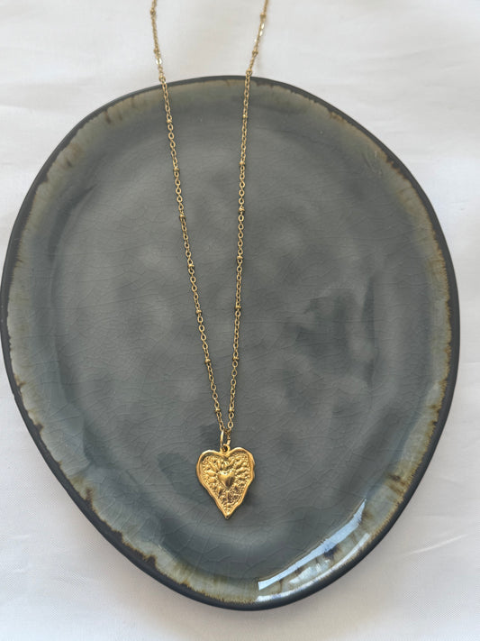 ‘MELTED LOVE’ ketting - goud/zilver