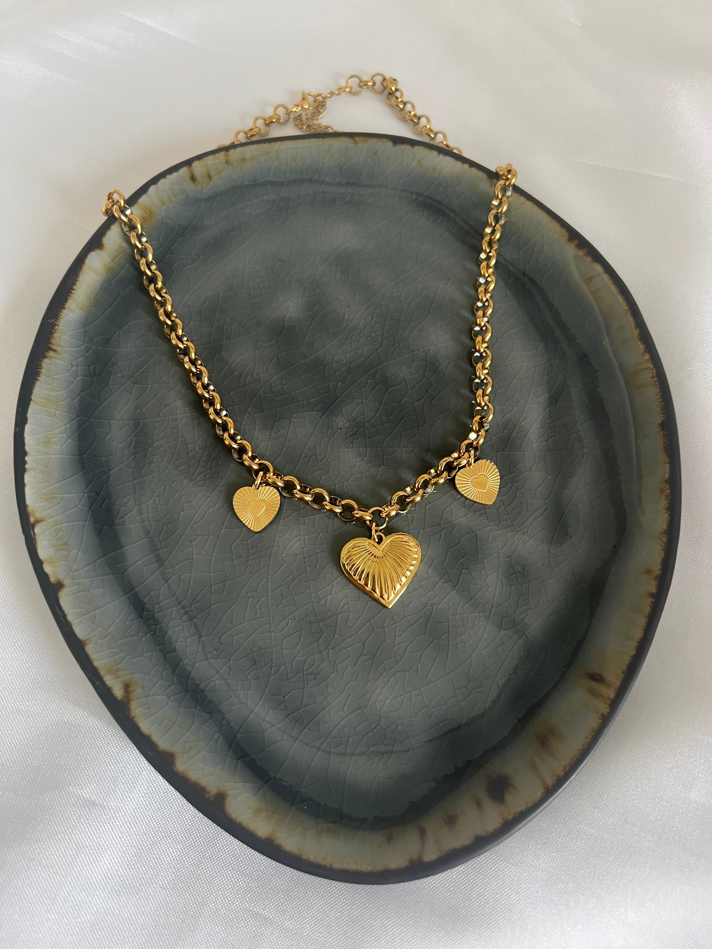 ‘I LOVE YOU’ ketting - goud