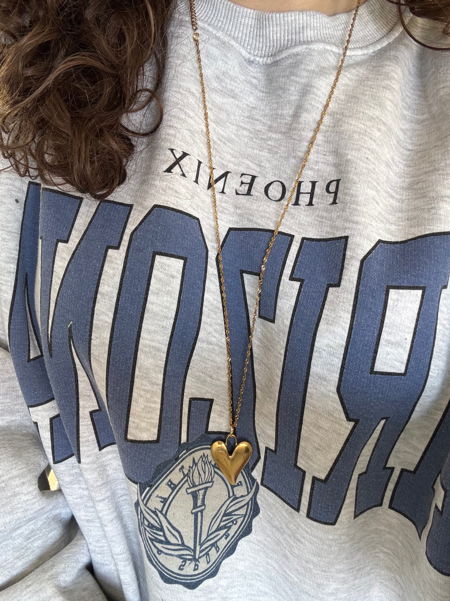 ‘BABES’ ketting - goud/zilver