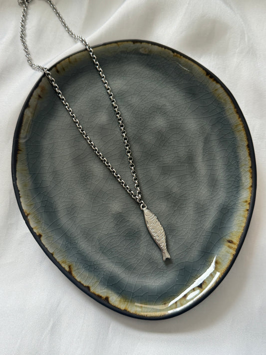 ‘SILVER FISH’ ketting - zilver