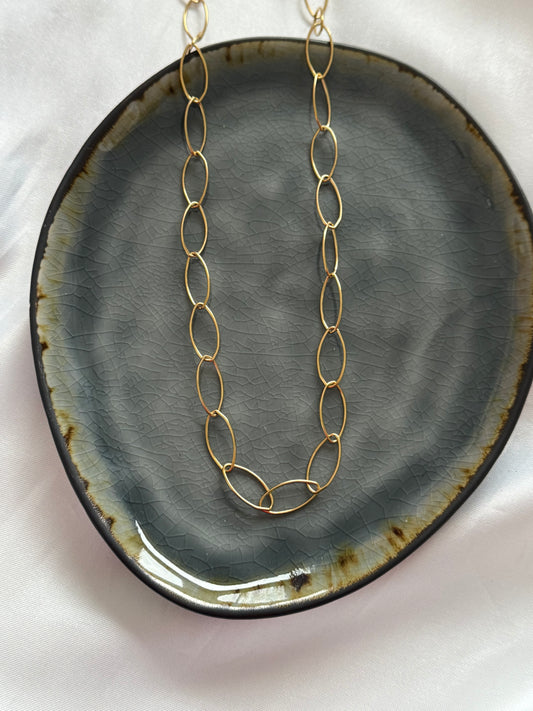 ‘SANNE’ ketting - goud/zilver
