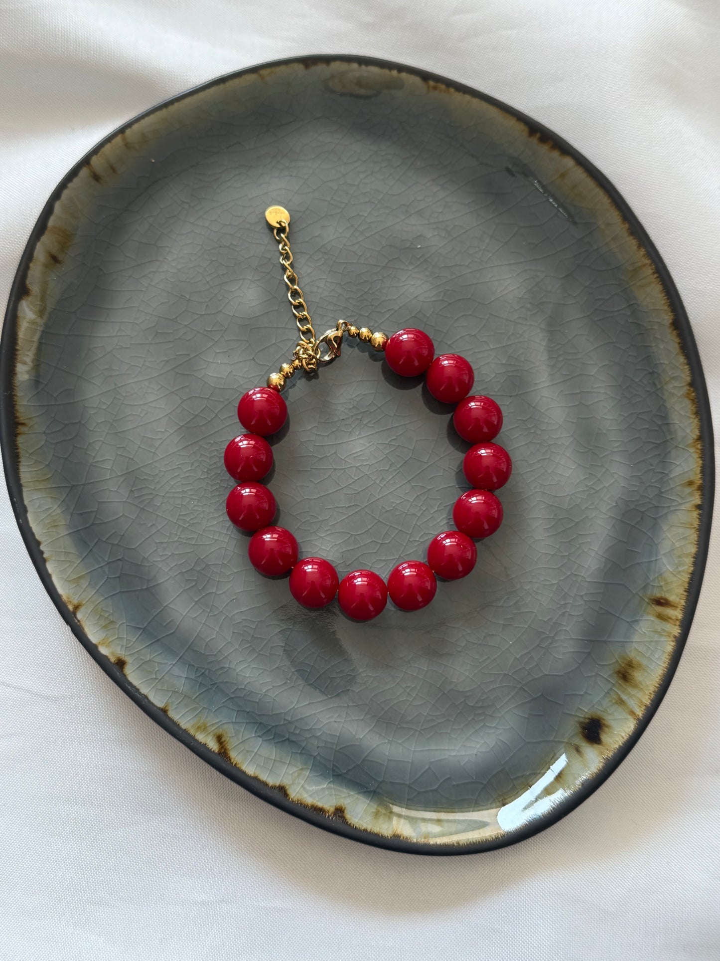 ‘BIG BEADS’ armband - diverse kleuren