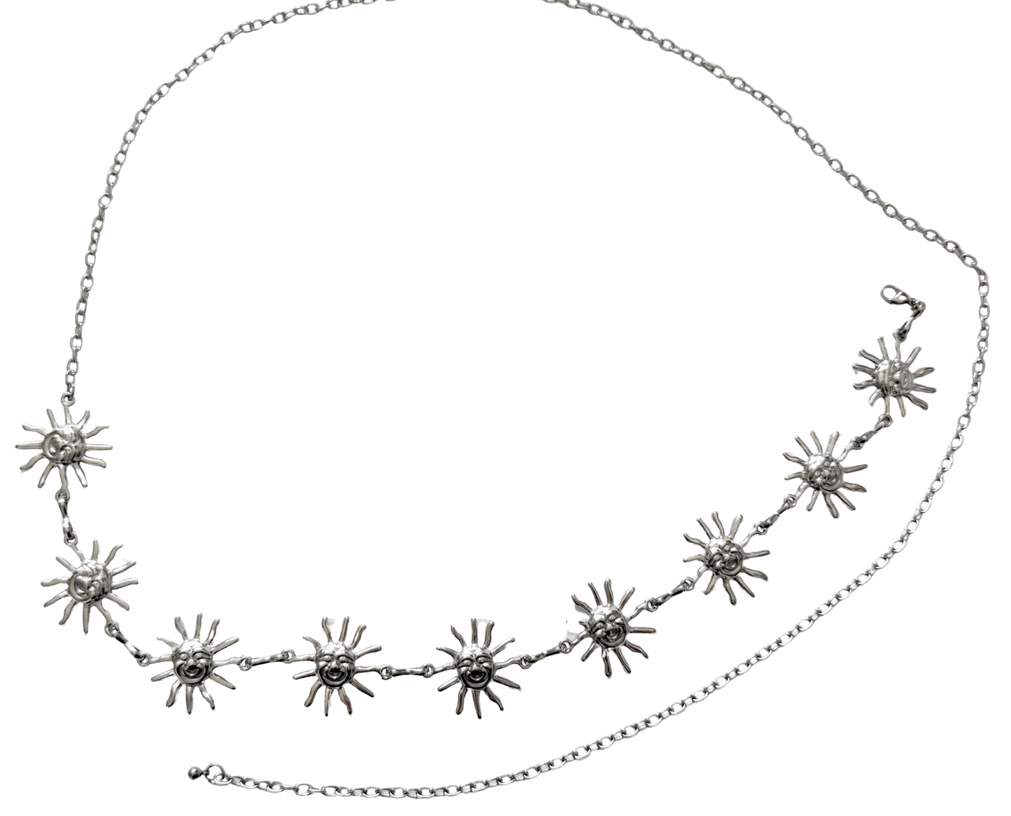 ‘HELLO SUNSHINE’ belly chain - goud/zilver