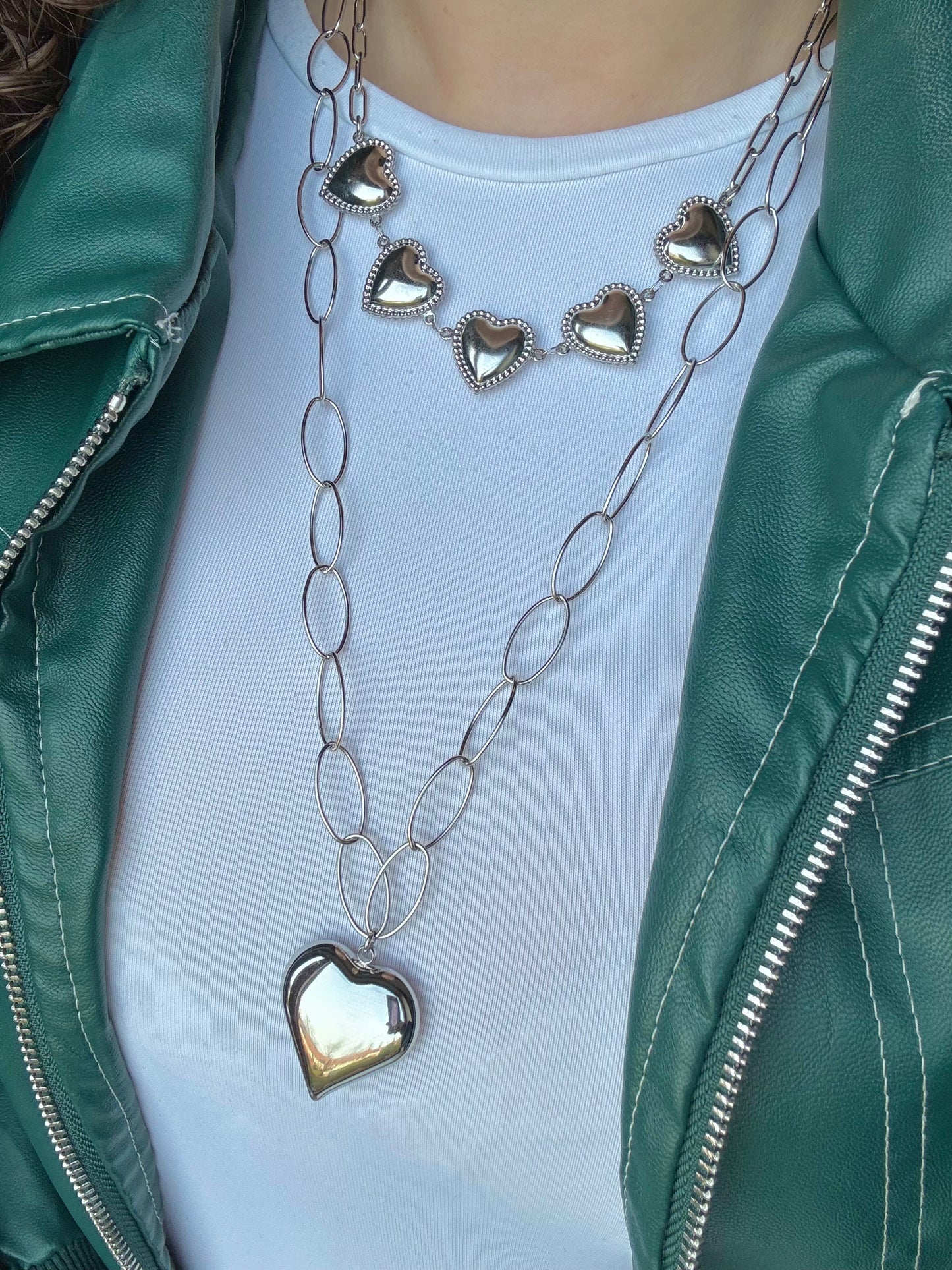 ‘LOVELY’ ketting - zilver