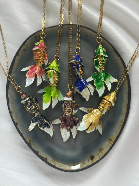 ‘FISH’ ketting - goud