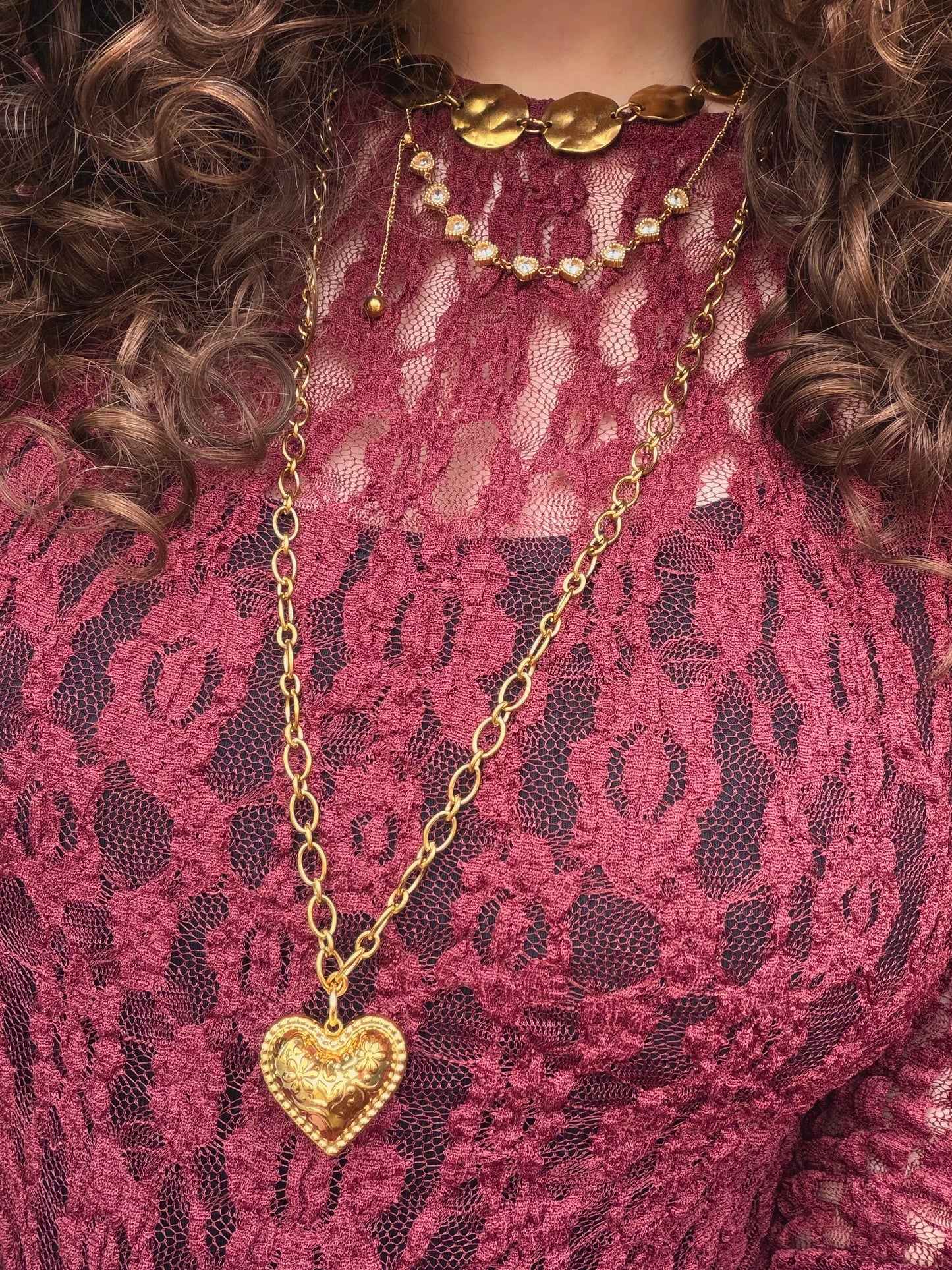 ‘SWEET’ ketting - goud/zilver