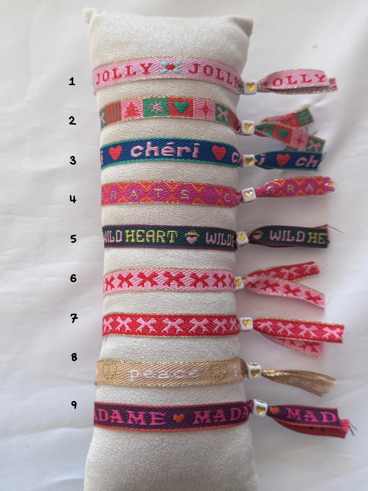 ‘PARTY SEASON’ lint armbandjes