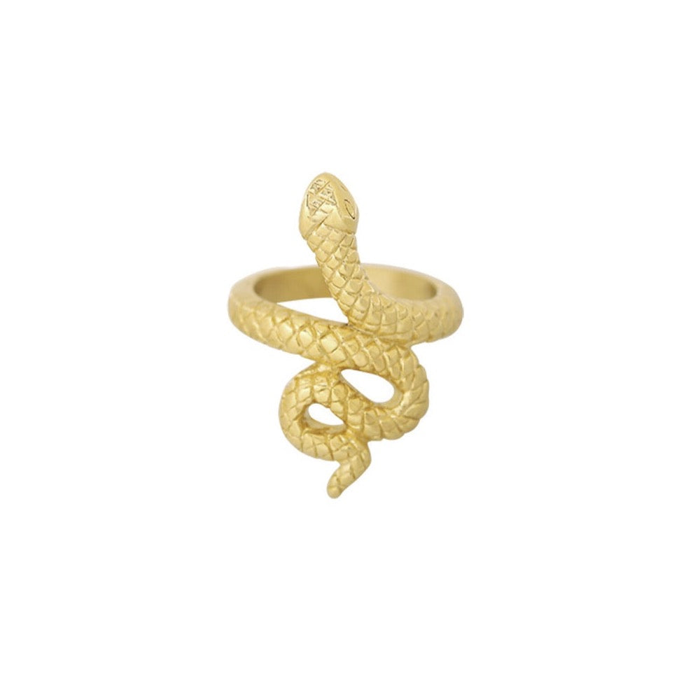 Big snake ring - goud