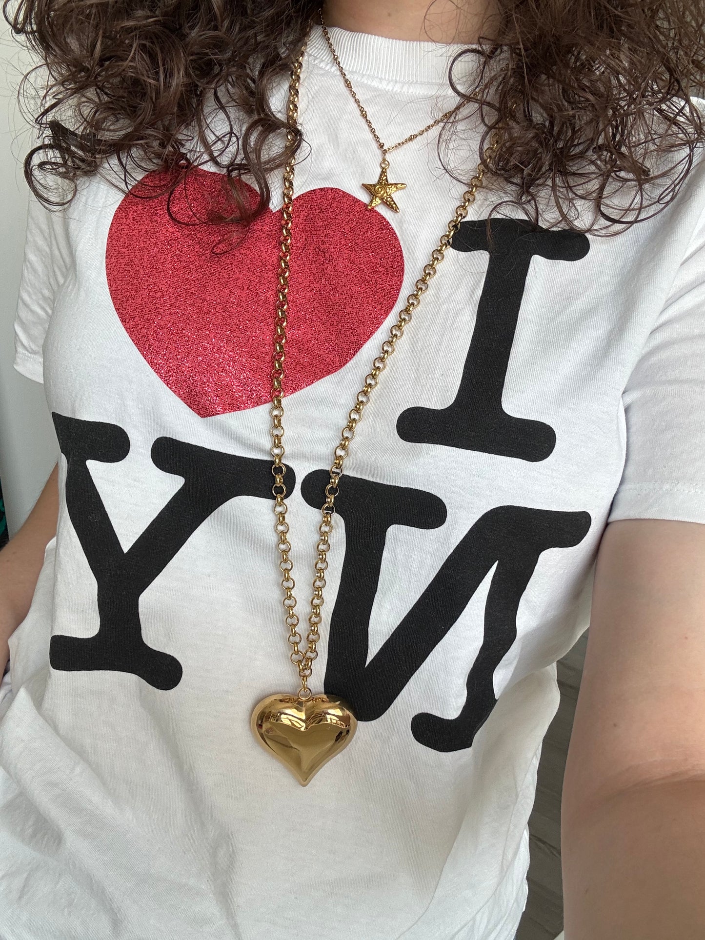 ‘STACEY’ ketting - goud/zilver