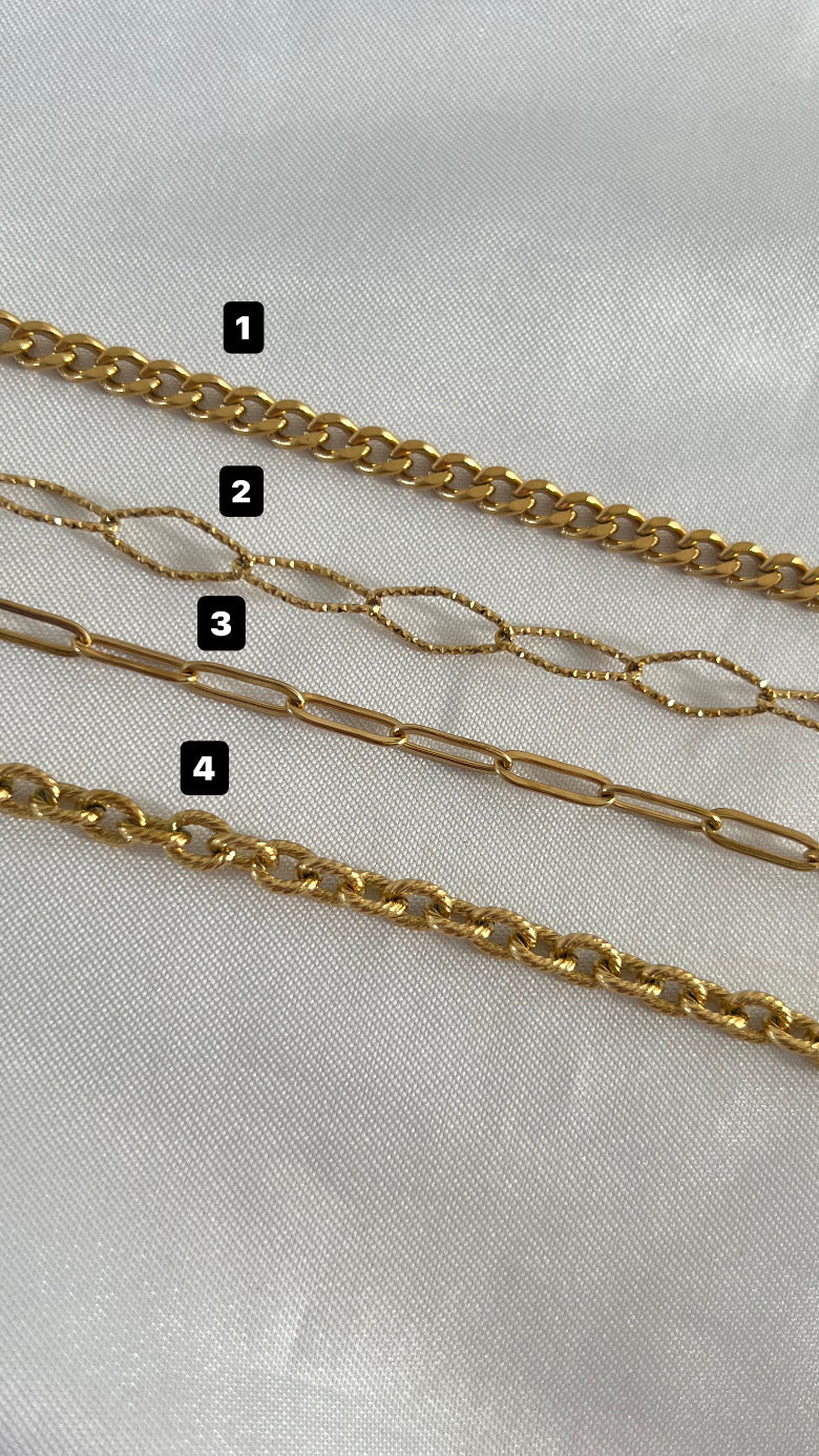 MAKE YOUR OWN (BEDELKETTING) - goud