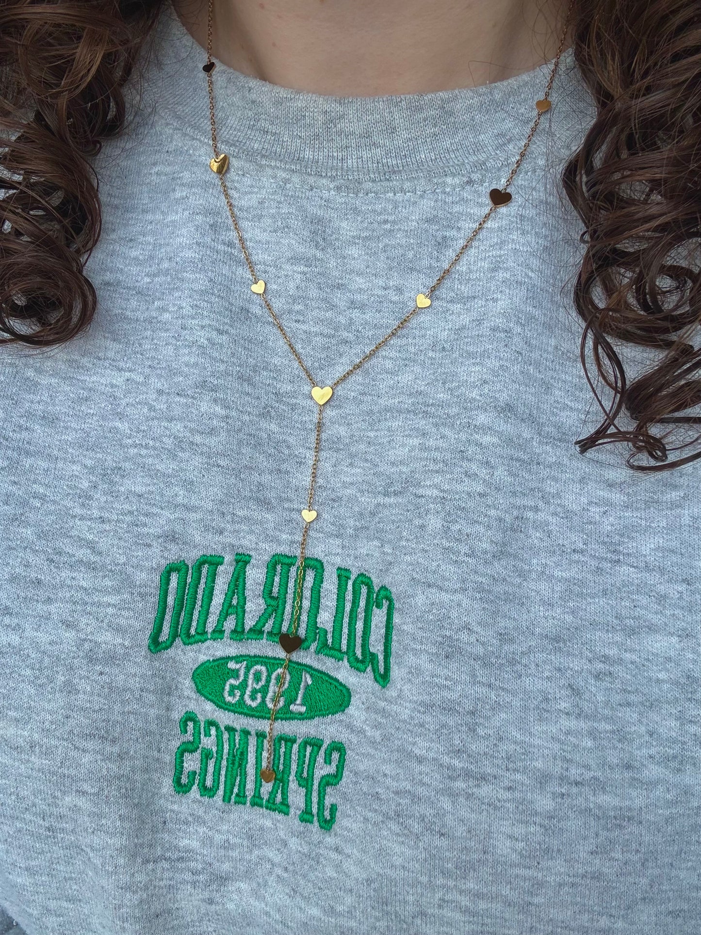 ‘LITTLE HEARTS’ ketting - goud